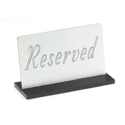 Cal-Mil 956-10 5"W x 3"H Reserved Message Holder