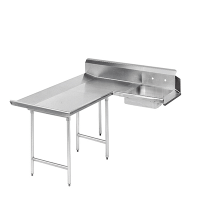 Advance Tabco DTS-D30-144L Dishlanding-Soil Dishtable L-Shaped w
