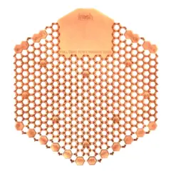 3WDS-F-04-BX FRESH PRODUCTS 3D URINAL SCREEN ORANGE, MANGO SCENT  10/BX