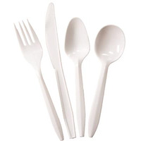 FSE 630-274 Medium-Weight White Disposable Soup Spoon (1,000/Case)