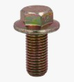 M10 - 1.5 X 25MM EN 1665 HEAVY HEX FLANGE SCREW 10.9 ZINC YELLOW
