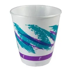 8 OZ DART JAZZ TROPHY INSULATED FOAM HOT/COLD CUP, 1000/CS