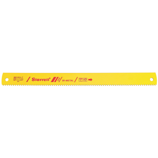 STARRETT BS1804-7 18 x 1-5/8 x .075 x 4T, Bi-Metal