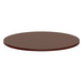  PLT36R 36"ROUND TABLE TOP ONLY- MAHOGANY
