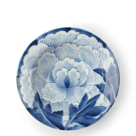Blue Bowl Peony 7.25" 