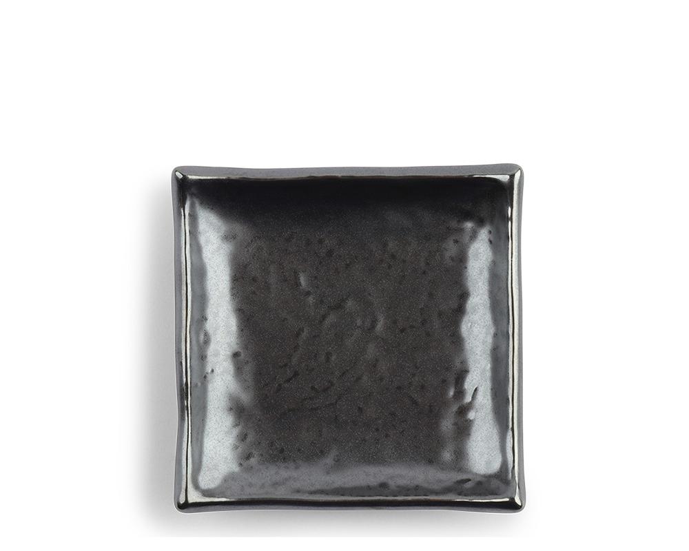 Iron Glaze 5" Sq. Plate