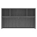 PL141OH 60" OPEN HUTCH- NEWPORT GRAY