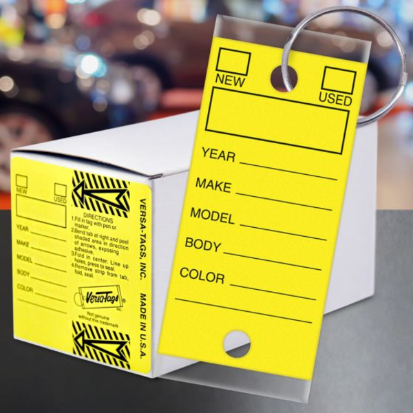 Versa Tag Yellow 250/Box
