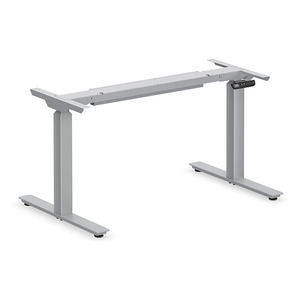 PLTEAB4872E3S2MWF24 DELUXE Height Adjustable Table Base - Silver