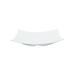 Thunder Group 24012WT 123/8" x 123/8" x 2" Flare Plate